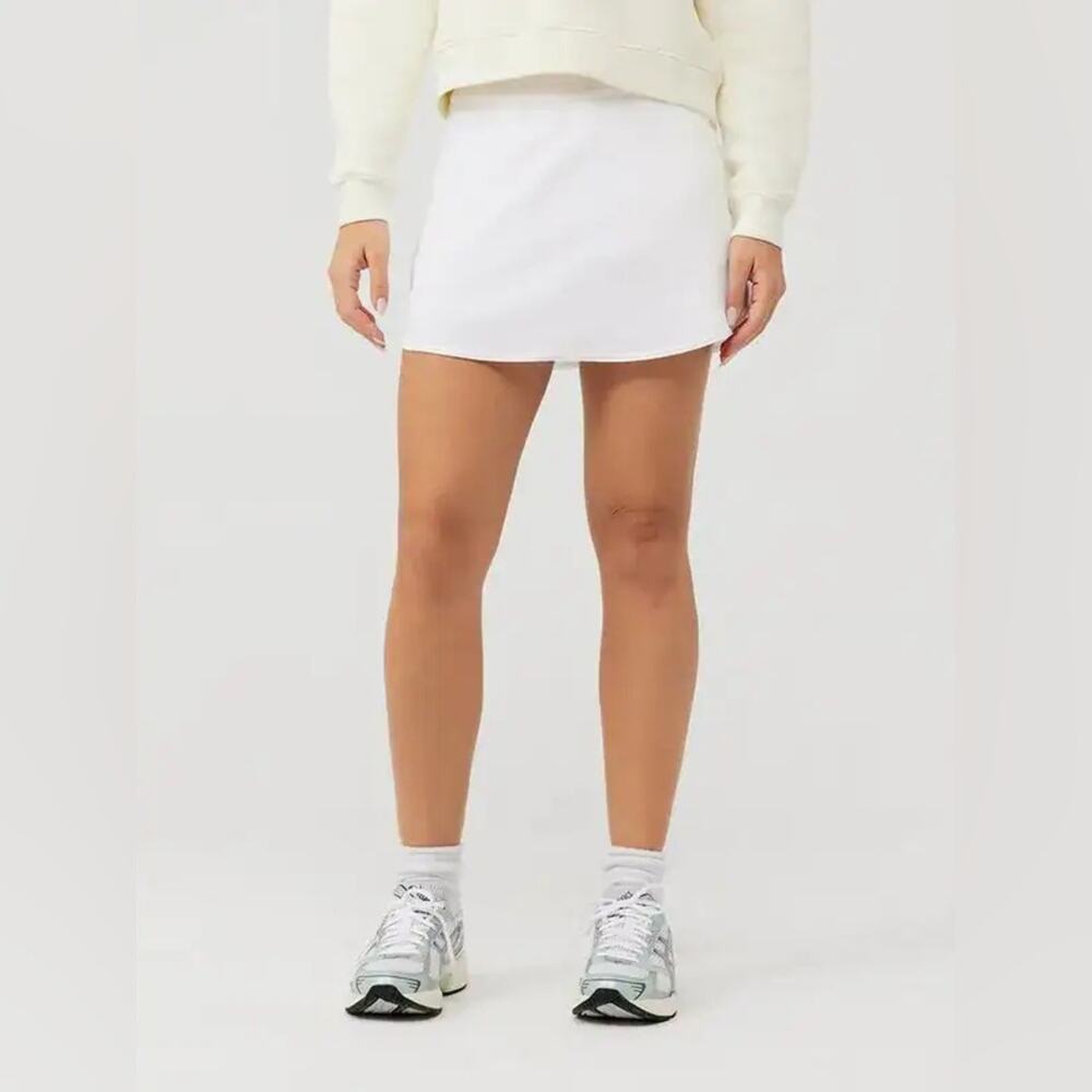 NEW Outdoor Voices The Exercise 3 Inch Skort XL White Tennis Pickleball Skirt